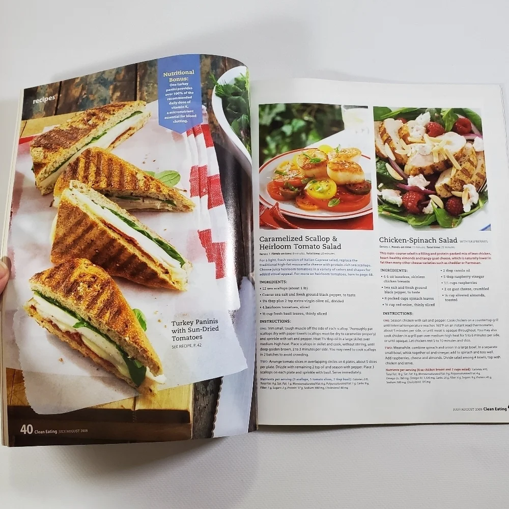 Clean Eating Magazines Healthy Living & Whole Food Recipes Set C
